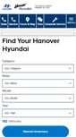 Mobile Screenshot of hanoverhyundai.com